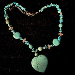 Turquoise Heart Necklace